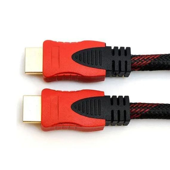 Кабель HDMI - HDMI 1080p позолоченный усиленный в обмотке 3 метра | Зображення 2