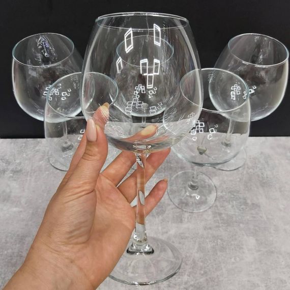 Набір келихів для вина Pasabahce Enoteca 780 мл 6 шт 44248 фужери для урочистостей та свят | Зображення 3