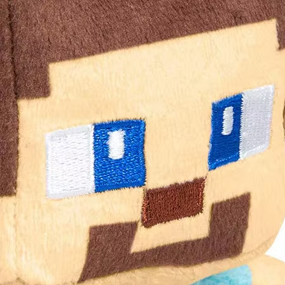 М'яка іграшка з гри Minecraft Стів, що сидить 24 см, іграшка для любителів Майнкрафта | Зображення 7