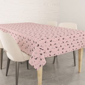 Скатертина Home Line 64694 Україна 120x150  Бавовна Рожевий