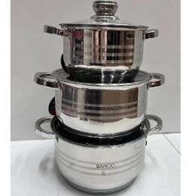 Набор посуды из нержавеющей стали 6 предметов BANOO BN5002