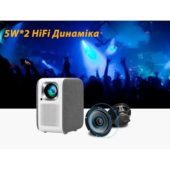 Високоякісний проектор Full HD 1080p Android XPRO PANOPLUS AIB (H6 Pro_9150) | Зображення 4