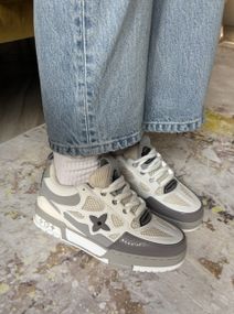 Кросівки Lou1is Vu1it1ton Skate Sneaker White Grey 10009