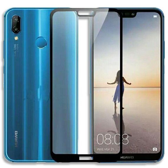 Захисне скло 2.5D на весь екран для Huawei P20 lite | Зображення 1