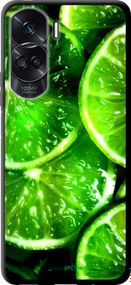 Чохол на Huawei Honor 90 Lite Зелені часточки лимона "852b-3131-2448"