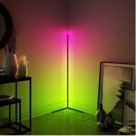 Кутова лампа-торшер RGB STAND 1.2 м з пультом керування, Лампа Moonroo   знижка