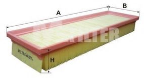 Фільтр повітряний CITROEN (вир-во M-filter) MFILTER K748 на CITROEN BERLINGO фургон (M_)