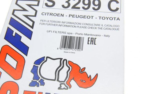 Фільтр салону Citroen C1 II Peugeot108 Toyota Aygo1.0 1.2 14- S 3299 C | Зображення 4