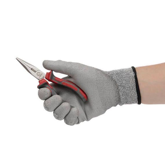 Довгогубці прямі 160 мм, С55 INTERTOOL HT-0127 | Зображення 4