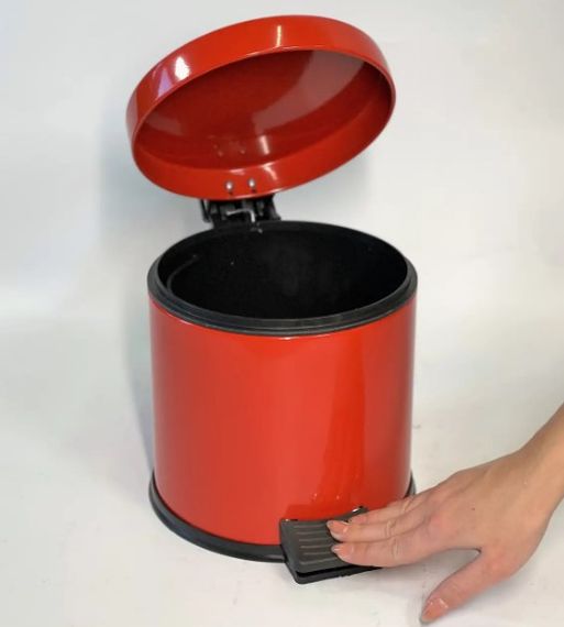 Відро для сміття з педаллю Mertinox 3 л червоне 4501.1825S.104.03 | Зображення 3