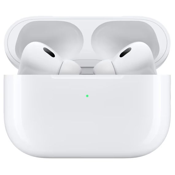 Бездротові TWS навушники Airpods Pro 2 ANC USB-C Wireless Charging Case for Apple (A) White | Зображення 1