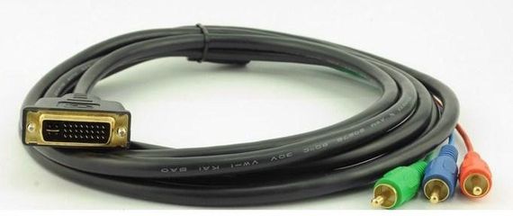Кабель DVI-3RCA 3м