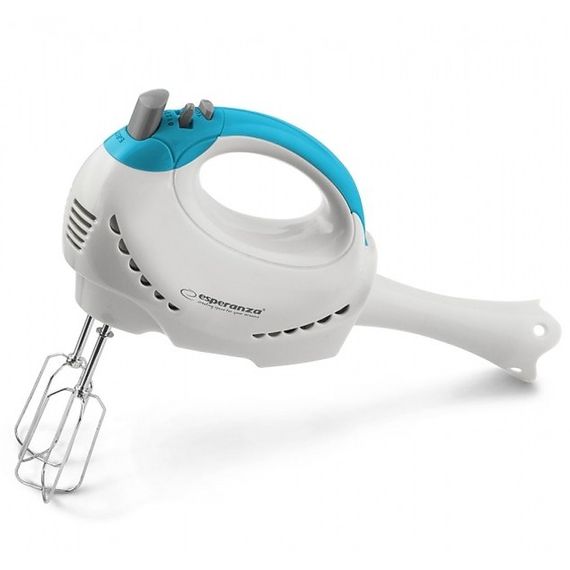 Миксер ручной Esperanza EKM010 Tiramisu, кухонный миксер 300 Вт, 5 скоростей, Turbo, насадка блендера