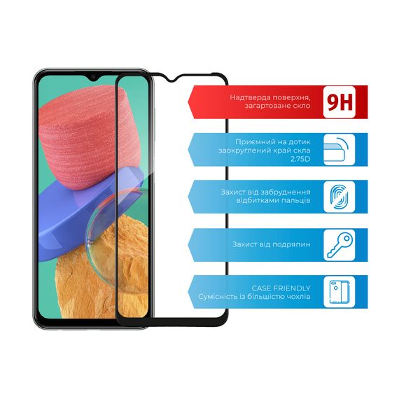 Скло захисне ACCLAB Full Glue Samsung M33 5G (1283126522567) | Зображення 2