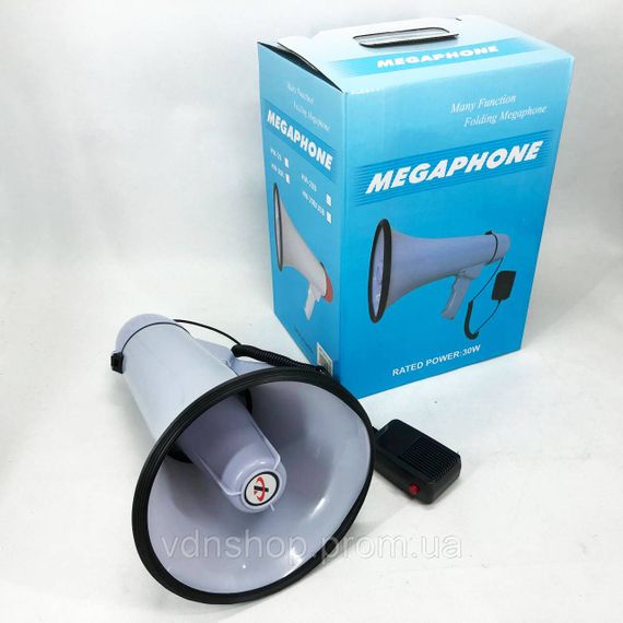 Мегафон для заходів на свіжому повітрі MEGAPHONE, Рупорний гучномовець, Переносний мегафон ZP-38 | Зображення 5