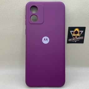 Motorola E13 SoftTouch Silicone Протиударний чохол софт тач Фіолетовий
