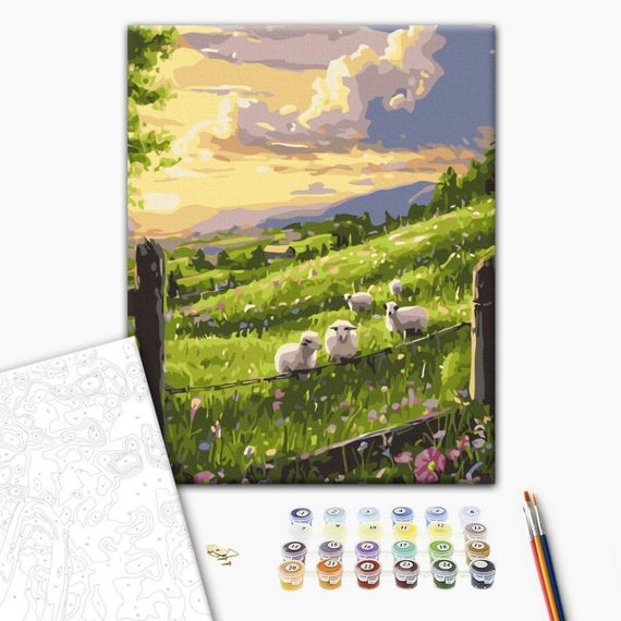 Картина за номерами "Весняна галявина" BS54293, 40х50 см | Зображення 1