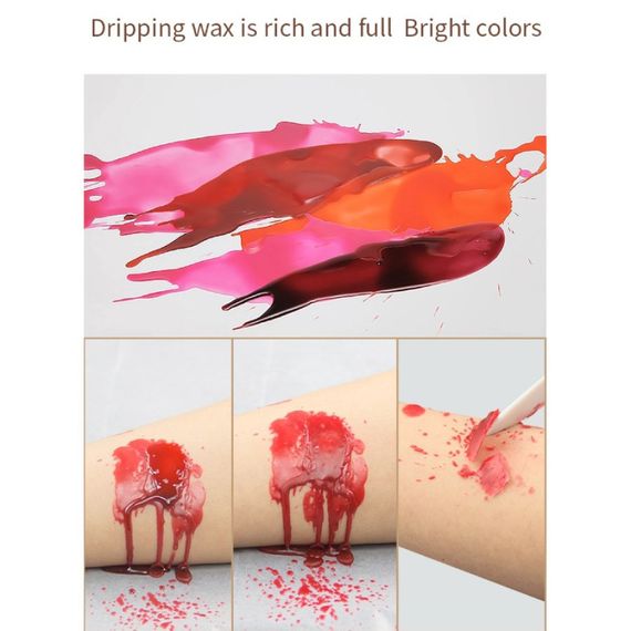 Свеча лисичка низкотемпературная Roomfun Scepter Red с ароматом, темно-красная Sex Aura | Зображення 6