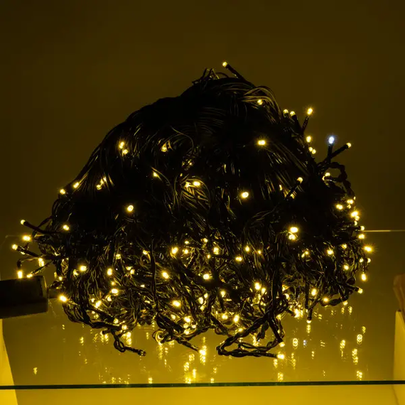 Вулична гірлянда Бахрома 50 м 840 LED чорний провід Жовтий 50MBY | Зображення 2