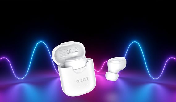 Моно Гарнитура TECNO Minipods M1 White (4895180759475) (4895180759475) | Зображення 6