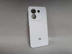 Чохол для Poco M7 Pro / Поко М7 Про, Lakshmi, з логотипом, м'який, протиударний, софт тач, білий