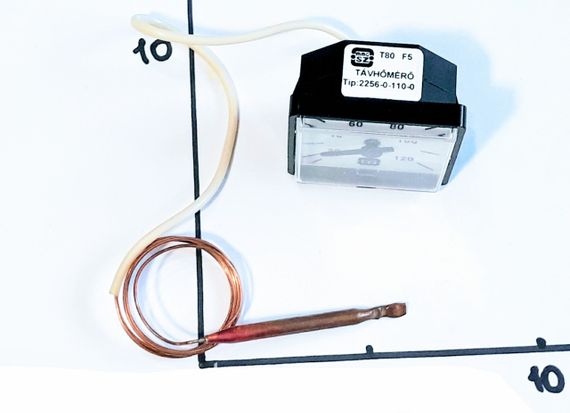 Термометр капиллярный 0-120°С (45 × 45мм) MMG Венгрия | Зображення 1