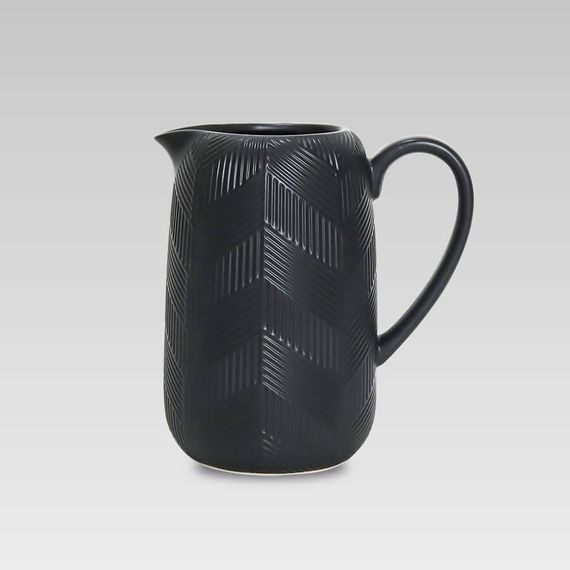 Кувшин керамический Maestro MR-20003-55 Geometry Black 1 л для воды, молока, напитков