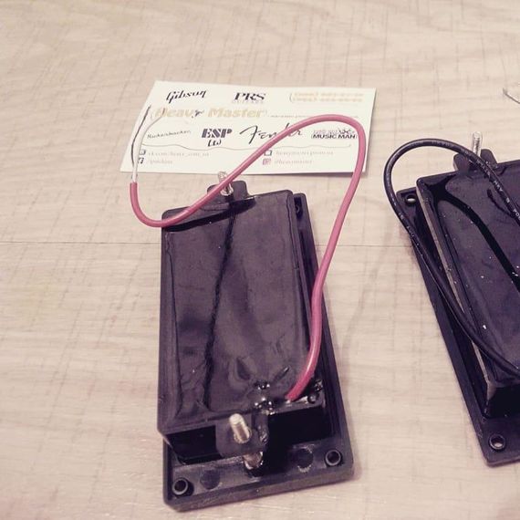 Пара хамбакери датчики закритого типу Alnico під EMG 81/85 для електрогітари Fender Gibson Ibanes Shur LTD ESP | Зображення 3