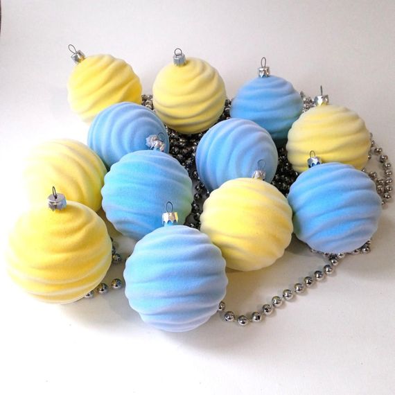 Набір новорічних іграшок 12шт 8 см | прикраси ялинкові українські патріотичні | новорічні іграшки зефір оксами