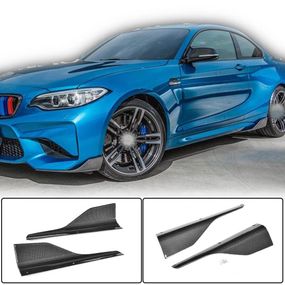 Накладки на пороги V3 (для F87, Карбон) для BMW 2 серия F22/23 2014-2021 гг