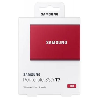 Накопитель SSD USB 3.2 1TB T7 Samsung (MU-PC1T0R/WW) (MU-PC1T0R/WW) | Зображення 6