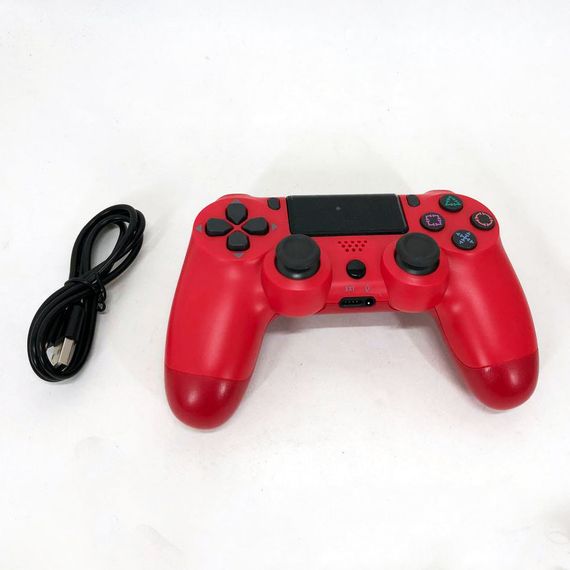 Джойстик DOUBLESHOCK для PS 4, игровой беспроводной геймпад PS4/PC аккумуляторный джойстик. Цвет: красный IX-61 | Зображення 3