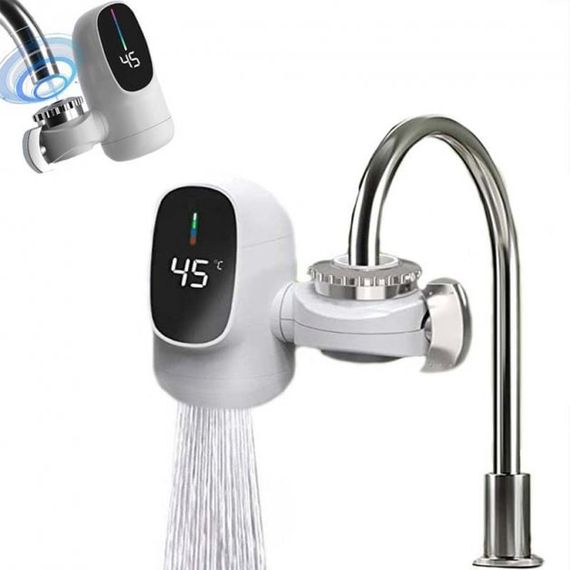 Водонагрівач WATER HEATER ZSW-D03 • Електрична насадка на кран з проточним водонагрівачем і LCD дисплеєм | Зображення 1