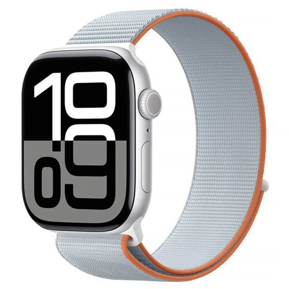 Ремінець BlueO Woven Nylon Sport для Apple Watch 42(ser.1-3)/44/45/46/49mm Grey