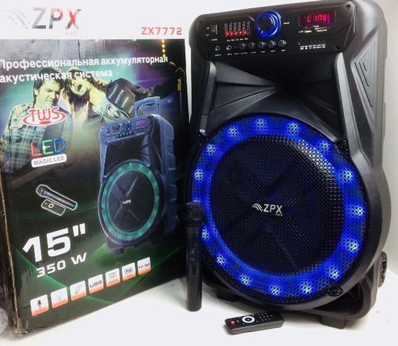 Акустична система Потужна колонка для вечірок XPRO ZX-7772 (45630-ZX-7772_4405) | Зображення 4