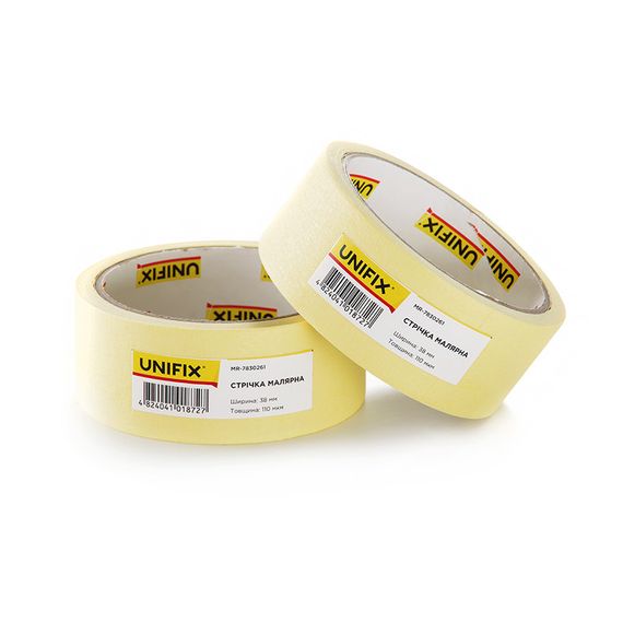 Лента клейкая малярная 38мм*20м MR-7830261 UNIFIX