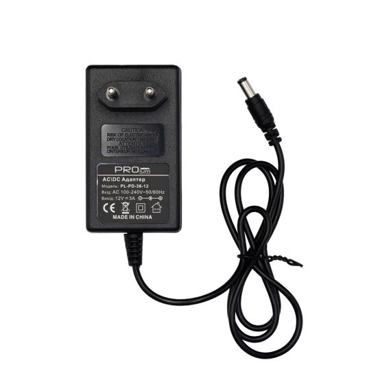 Адаптер питания  12V, 36W, 3.0А, Series "PD" | Зображення 1