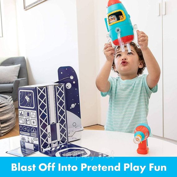 Развивающий STEM набор Закручивай и учись Ракета с болтиками и шуруповёртом от Educational Insights | Зображення 6