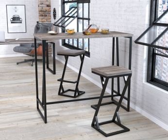Стол барный Loft Design BS-125 палена