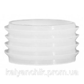 Уплотнитель на колбу кальяна стандарт без юбки белый