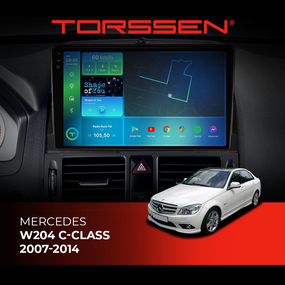Штатна магнітола Torssen 2K Mercedes W204 C-class 07-14 F96128 4G Carplay DSP