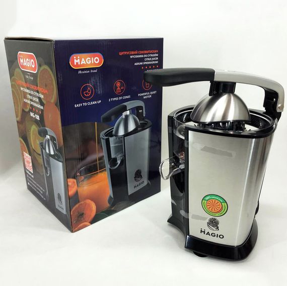 Соковыжималка для цитрусовых MAGIO MG-188, соковыжималка для яблок, соковыжималка для ягод MK-92 | Зображення 7