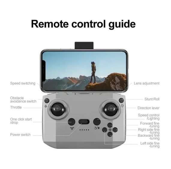 Літаючий квадрокоптер на пульті керування S11 Mini Neo Drone | Зображення 2