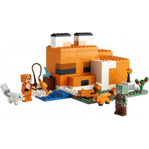 Конструктор LEGO Minecraft Лисича хатина 193 деталі (21178) | Зображення 1