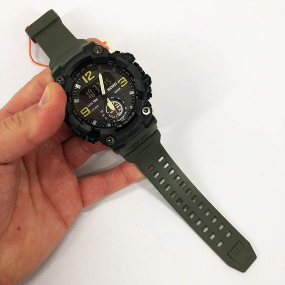 Годинники спортивні армійські SKMEI 1965AG, Спортивні годинники чоловічі водонепроникні HS-51 | Зображення 8