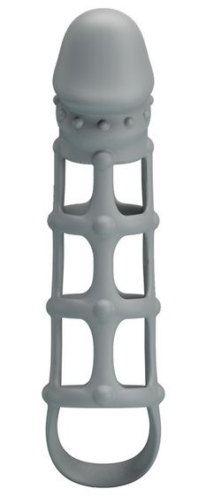 Ажурна насадка Penis Sleeve With Ball Strap, BI-026234. sexstyle | Зображення 2