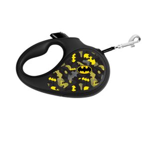 Рулетка для собак Waudog R-Leash L з малюнком "Бетмен Візерунок", стрічка, 5 м