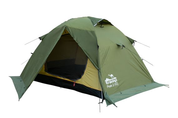 Намет Tramp Peak 2 (v2) green UTRT-025 | Зображення 1