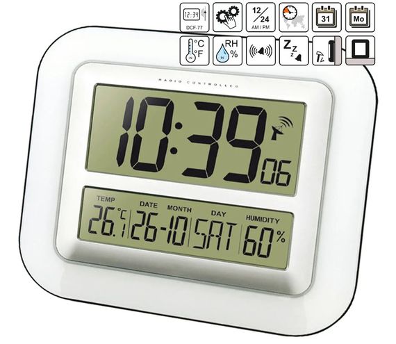 Годинник настінний Technoline WS8006 Silver (WS8006) (DAS301789) | Зображення 3