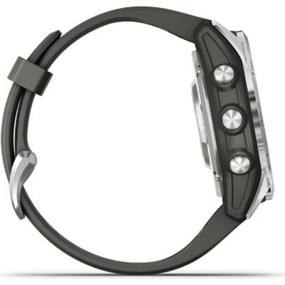 Смарт-часы Garmin fenix 7S Pro Solar, Glass, SS w/Graphite band, GPS (010-02776-01) | Зображення 5